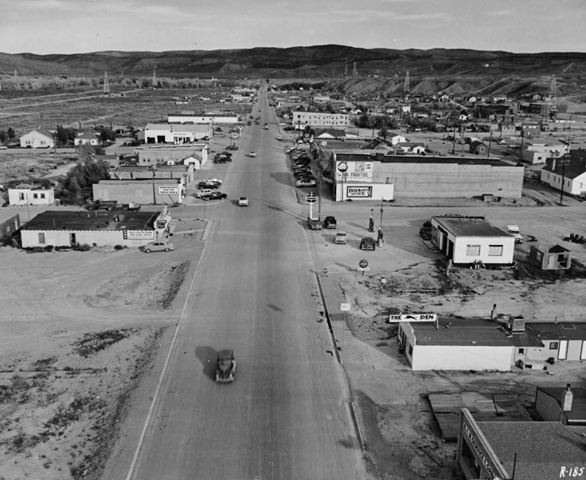 Rangely's Main Street in the early 40's