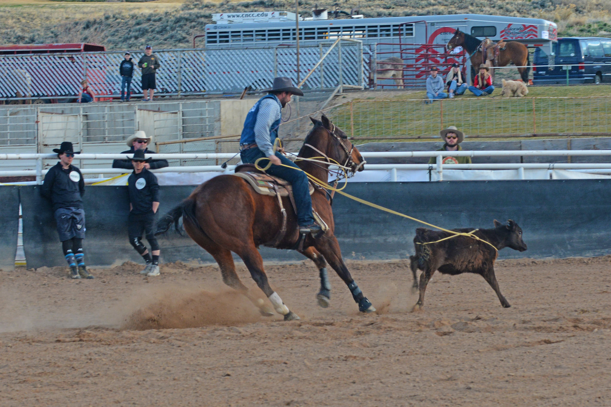Bucking Bull Rodeo Photo taken at Colubmine Park