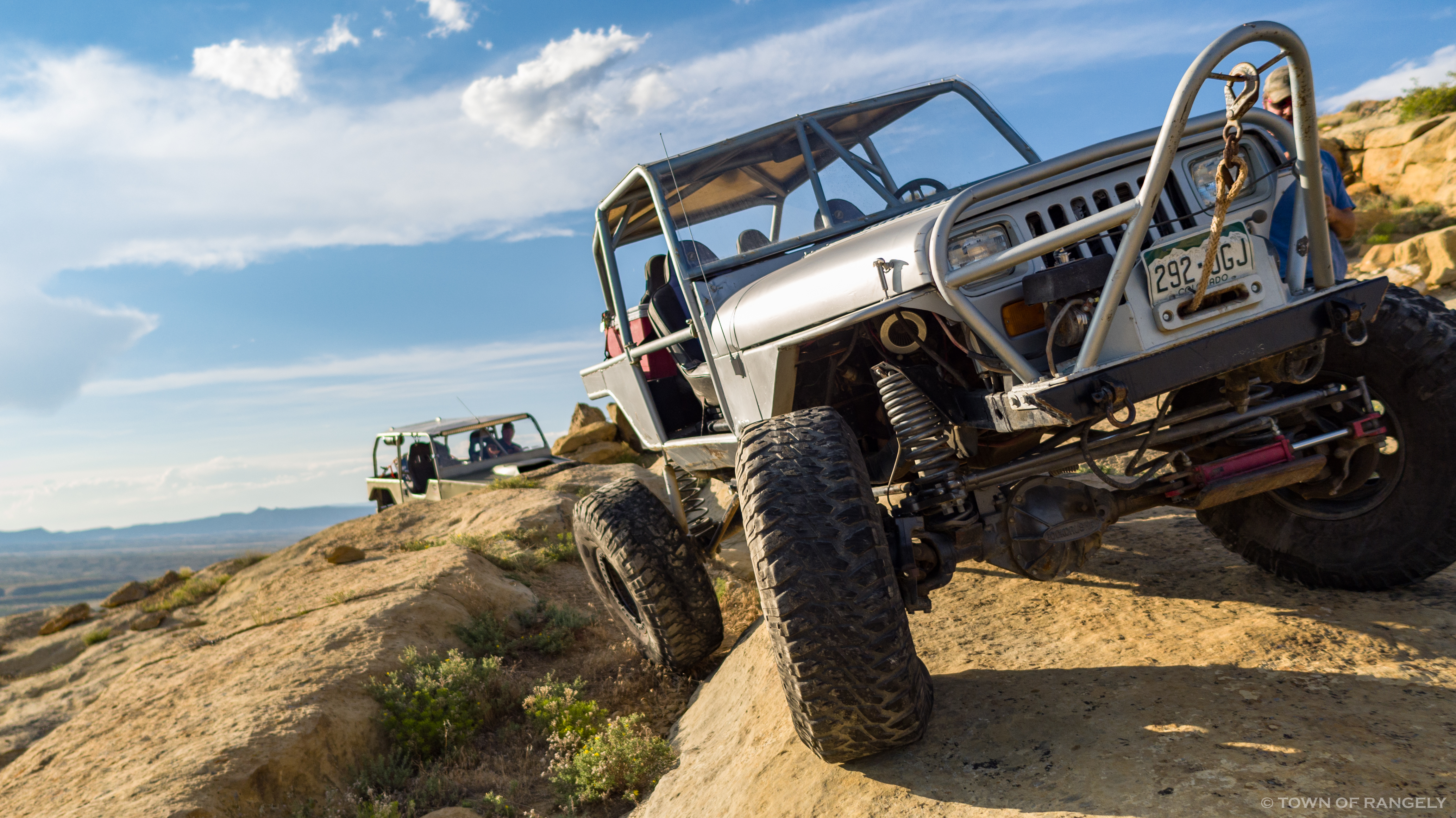 Rock Crawlers climbing at the Rock Crawling Park