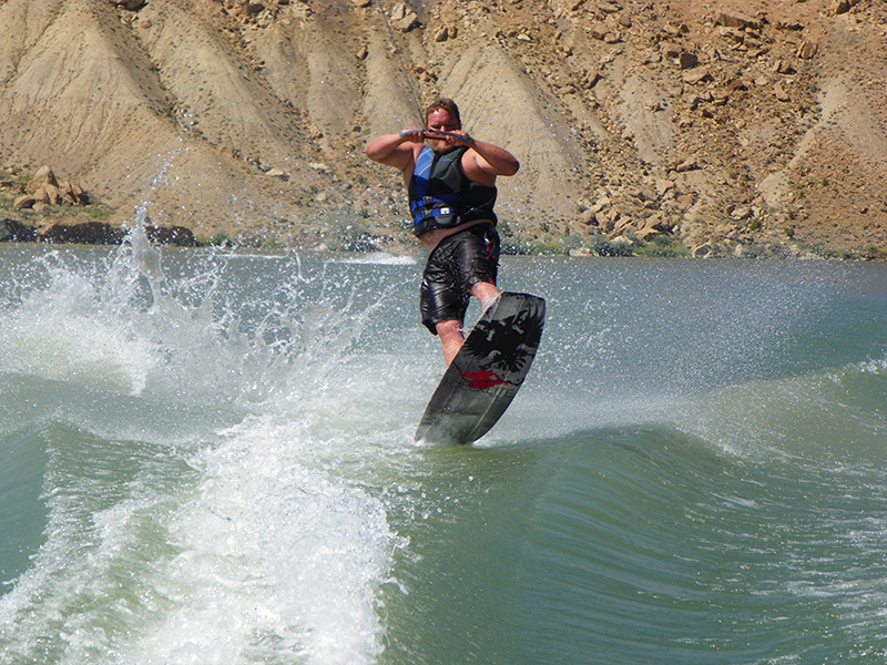 Water Skiing at Kenney Reservoir