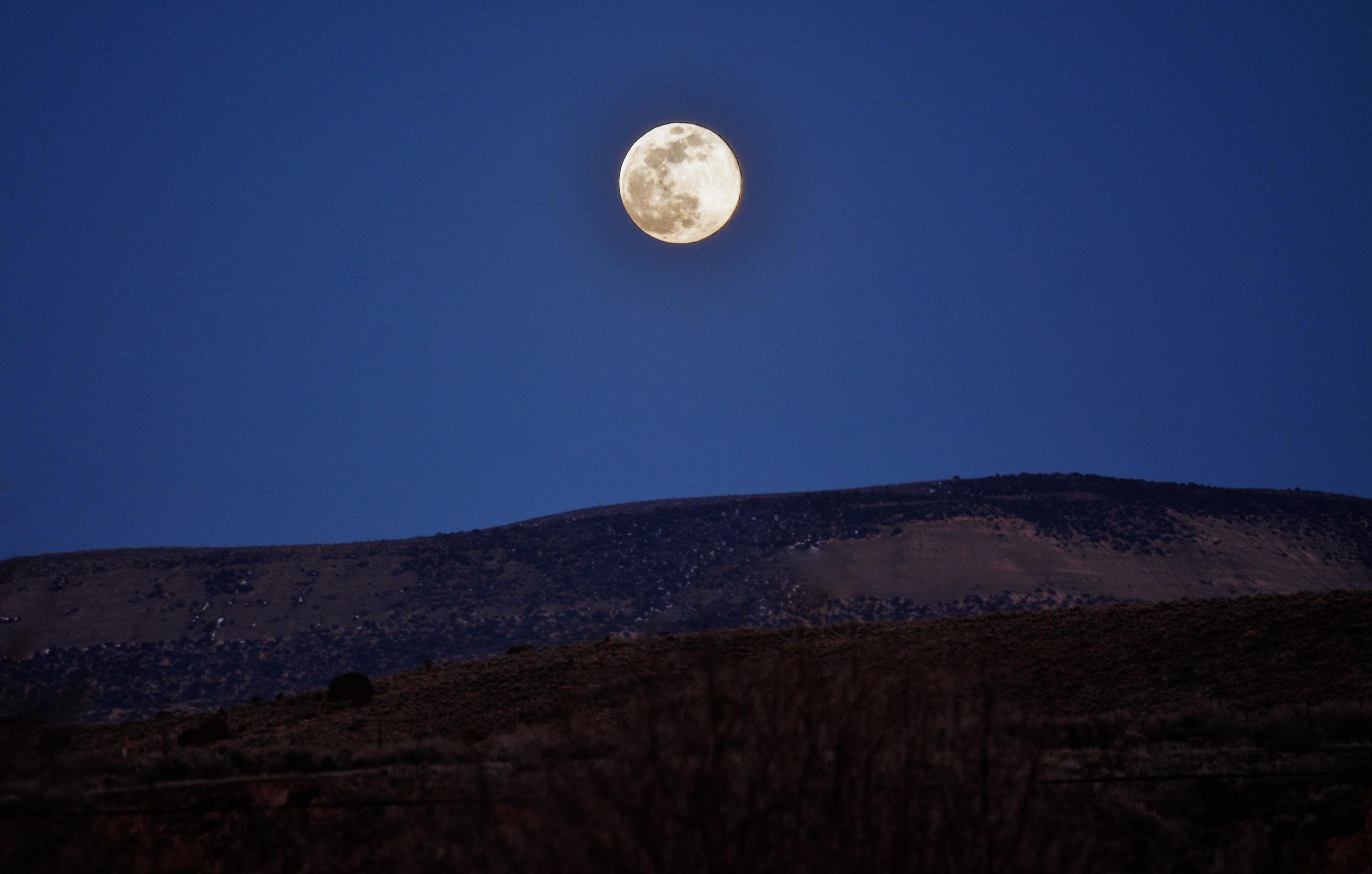 Moonrise with Lighter Sky