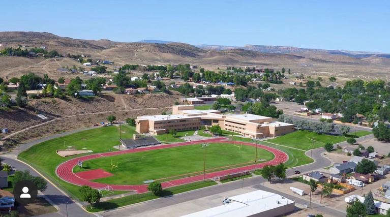 Aerial View of Rangely High School